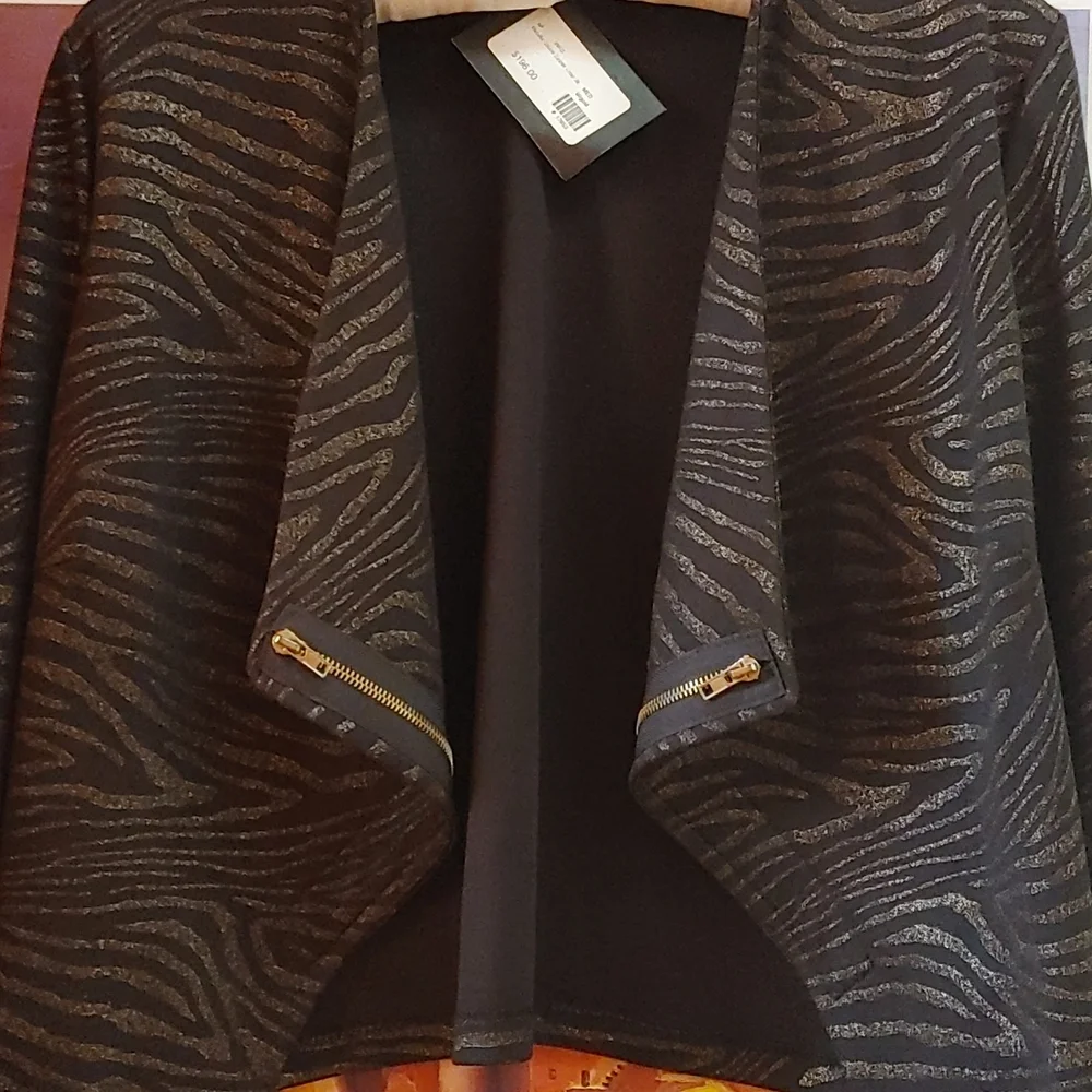 Animal print crop Jacket - Picture 4 of 7